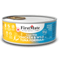 FirstMate 50/50 Chicken and Tuna Grain-Free Canned Cat Food, 5.5-oz - 24 count