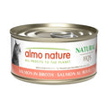 Almo Nature HQS Natural Salmon in Broth Adult Grain-Free Wet Cat Food, 2.47oz - 24 count