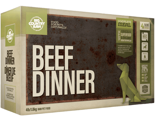Big Country Raw Beef Dinner 4-lb