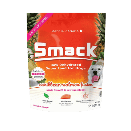 Smack Caribbean-Salmon Fusion Raw Dehydrated Dog Food