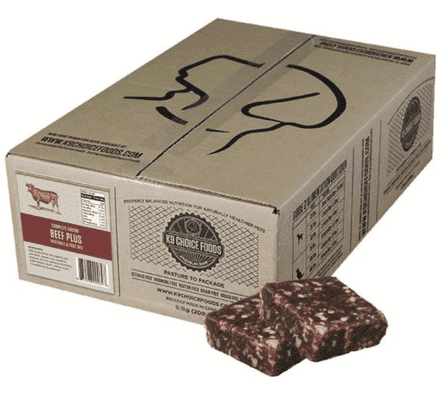 K9 Choice Foods Complete Cuisine Beef Plus Frozen Dog Food