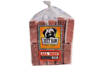 Just Raw All Beef Dog 10 x1 lb