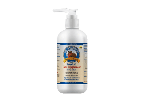 Grizzly Salmon Plus Food Supplement for Dogs and Cats, 32-oz bottle