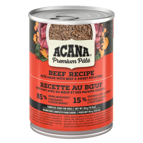 Acana Premium Chunks Beef Recipe in Bone Broth 12.8-oz, 12-count