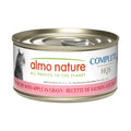 Almo Nature HQS Complete Salmon Recipe with Apples in Gravy Grain-Free Wet Cat Food, 2.47oz - 24 count