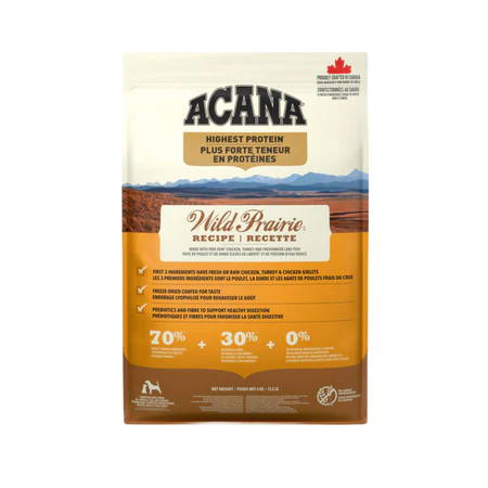 ACANA Wild Prairie Dry Dog Food bag