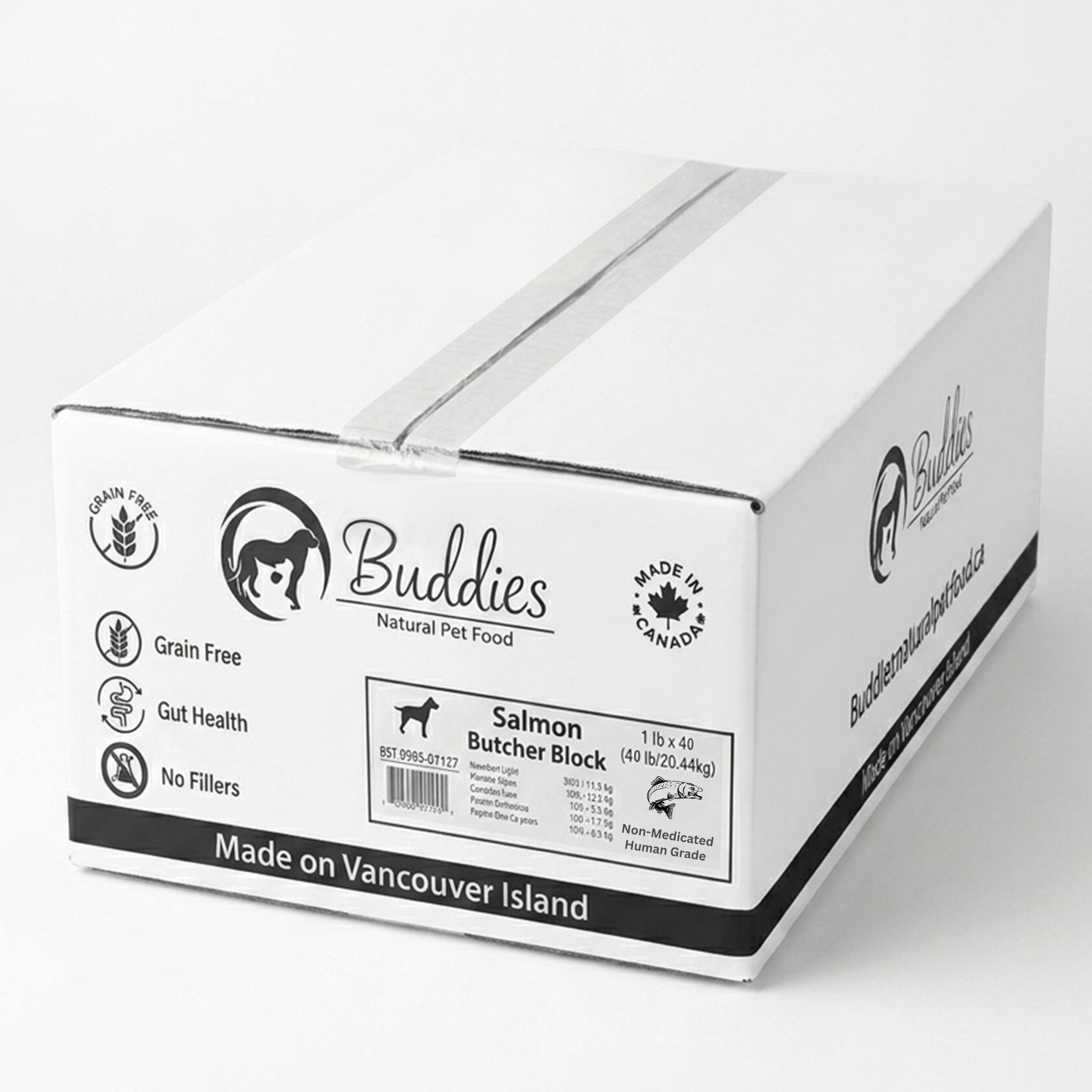 Buddies Salmon Butcher Block