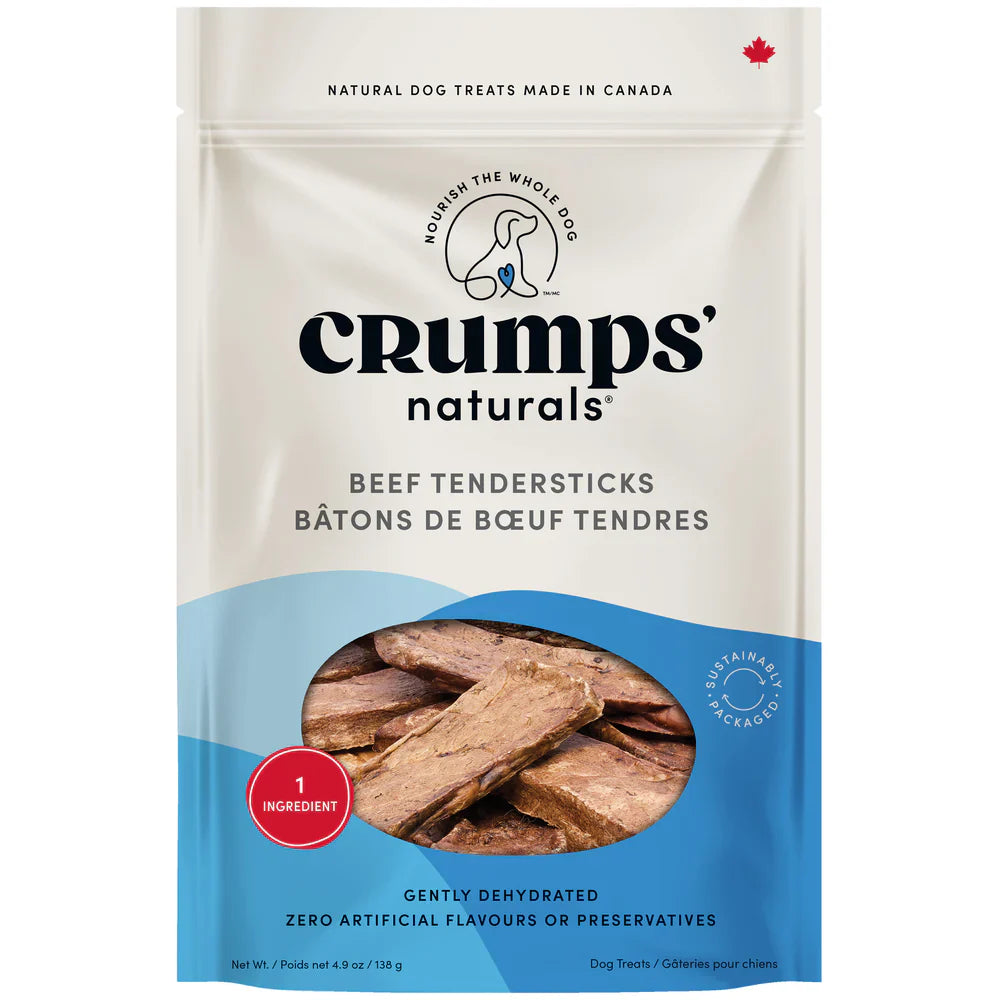 Crumps' Naturals Beef Tendersticks Dog Treats, 138-gram