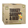 Big Country Raw Fare Game Turkey Sardine and Beef Frozen Cat Food, 2-lb