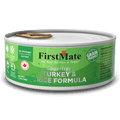 FirstMate Grain Friendly Cage Free Turkey and Rice Wet Cat Food, 5.5-oz - 24 count