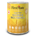 FirstMate Grain Friendly Chicken and Rice Wet Cat Food, 12.2-oz - 12 count