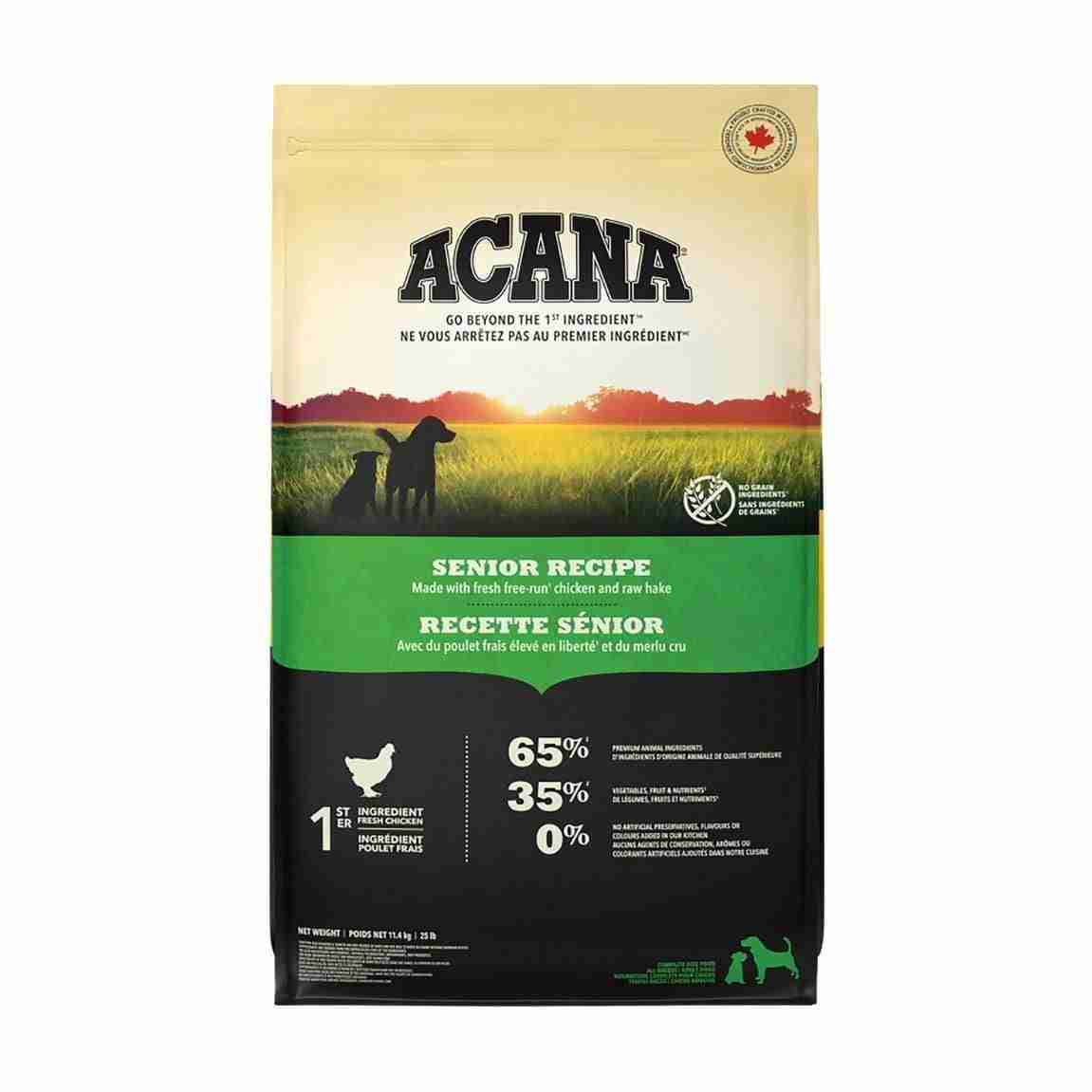 ACANA Senior Dry Dog Food bag