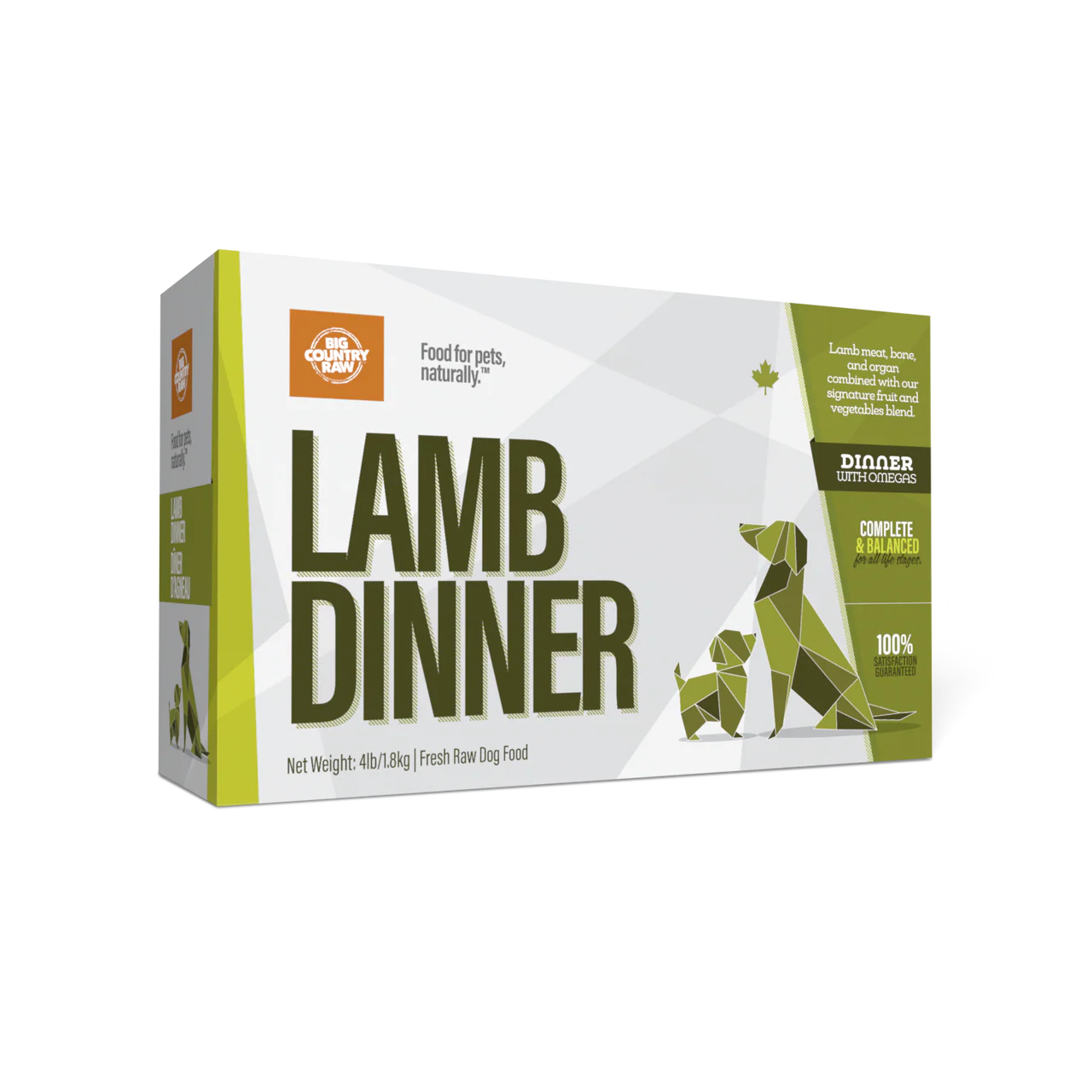 Big Country Raw Lamb Dinner, 4-lb