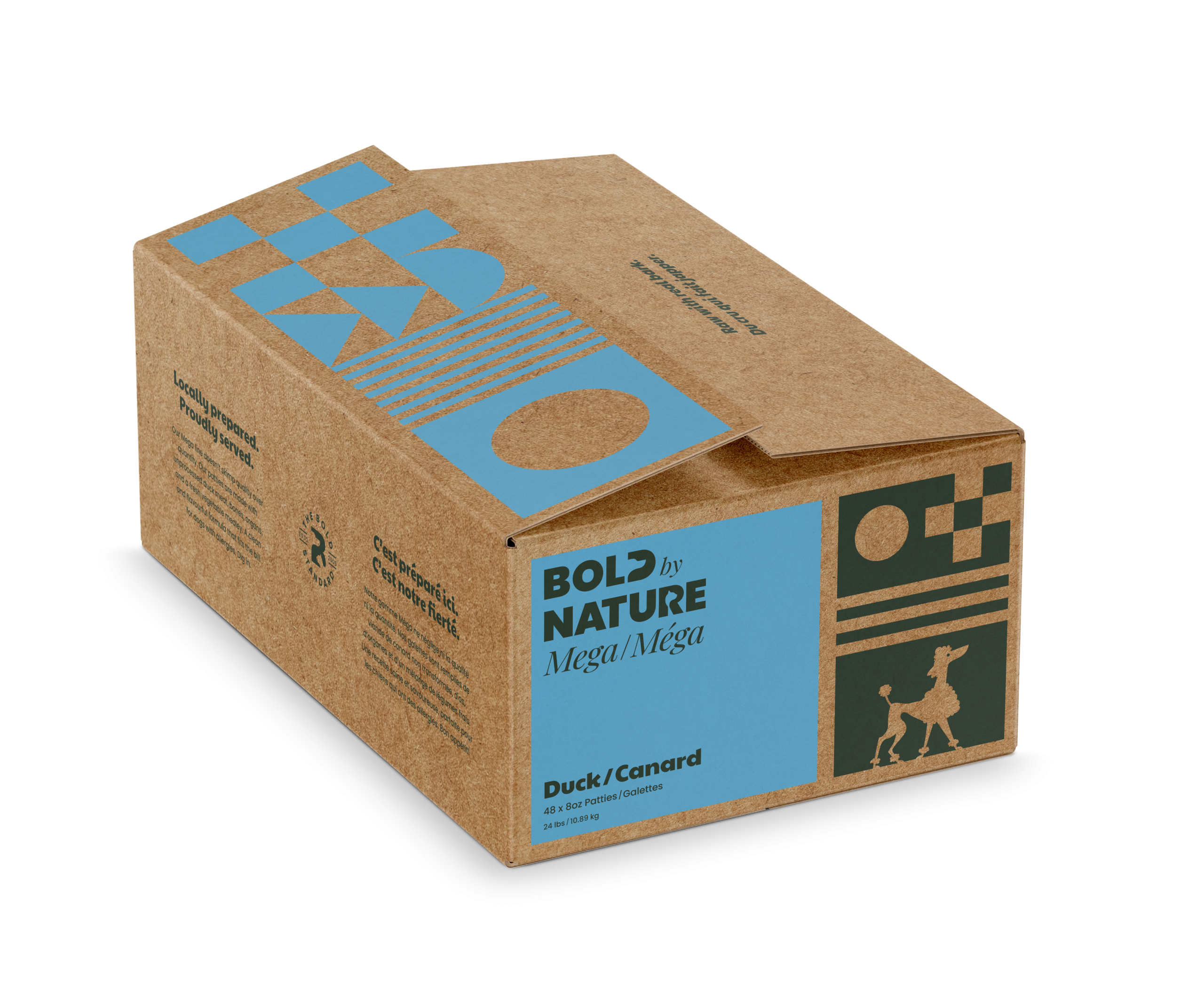 Bold by Nature Dog Mega Duck Patties