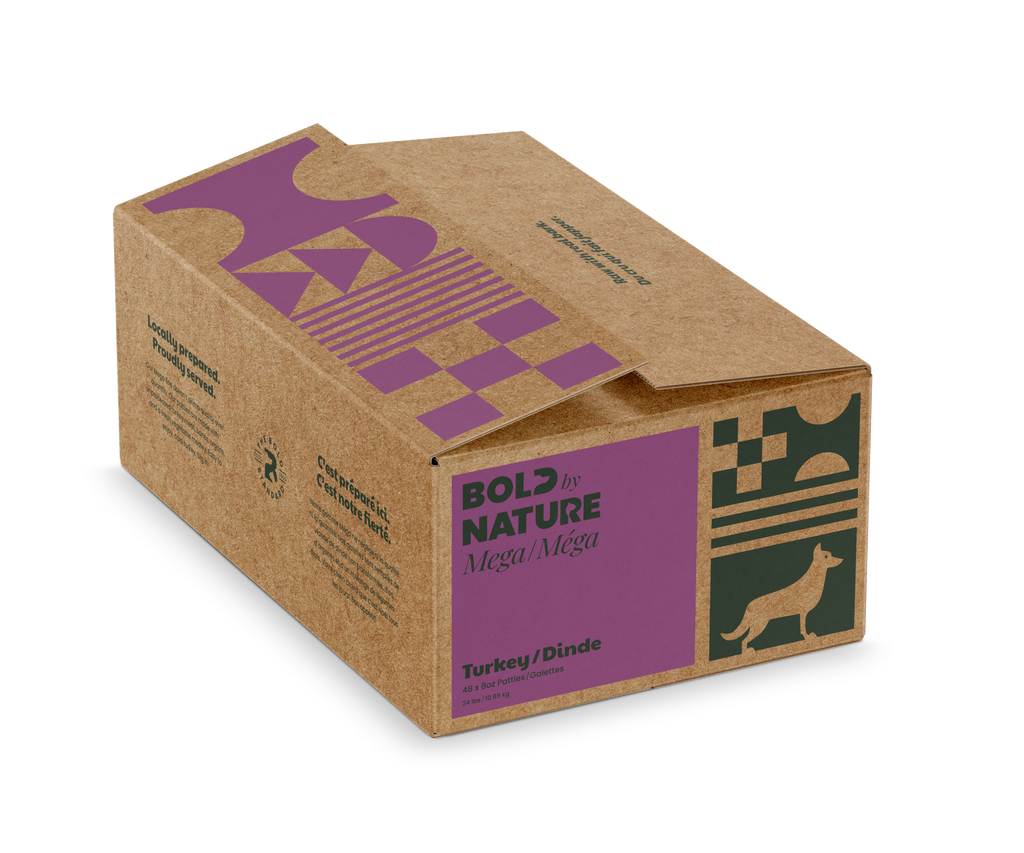 Bold by Nature Dog Mega Turkey Patties