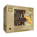 Big Country Raw Fare Game Turkey and Sardines with Beef Raw Frozen Cat Food, 2-lb