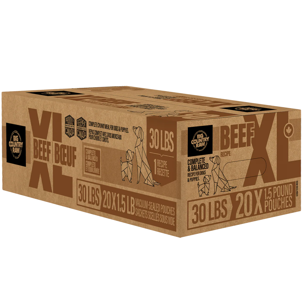 Big Country Raw XL Beef 30lb