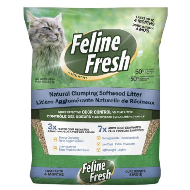 Feline Fresh Clumping Pine Litter, 17lb