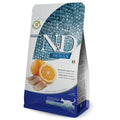 Farmina NandD Ocean Herring and Orange Adult Dry Cat Food bag