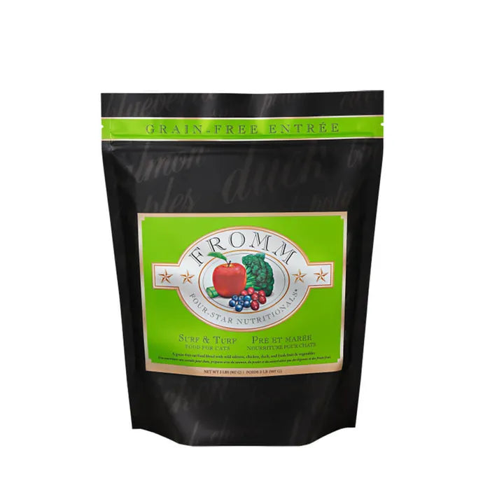 Fromm Four-Star Nutritionals Surf and Turf Dry Cat Food bag