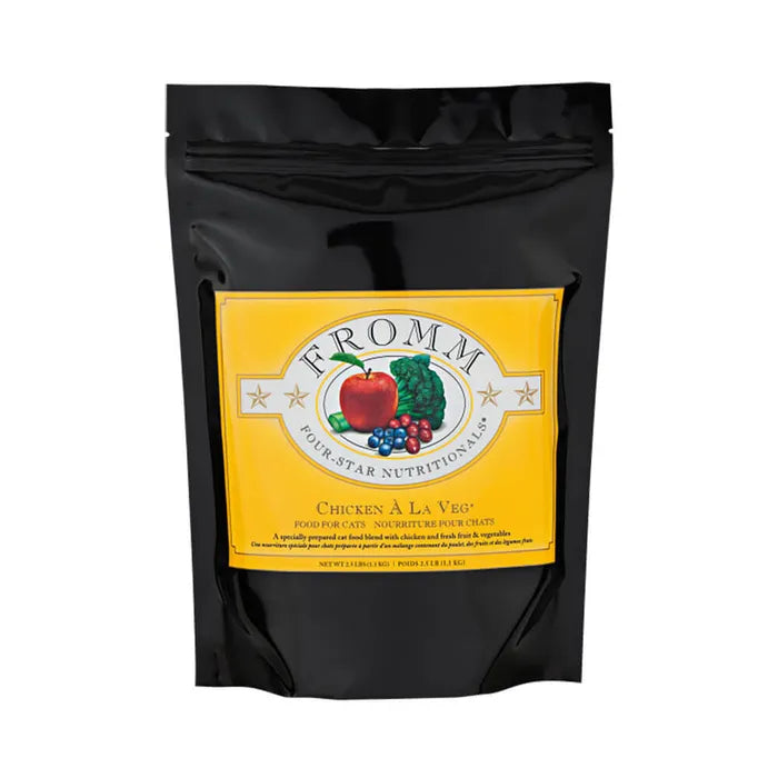 Fromm Four-Star Nutritionals Chicken A La Veg Dry Cat Food bag