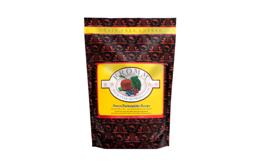 Fromm Four-Star Nutritionals Hasen Duckenpfeffer Dry Cat Food bag