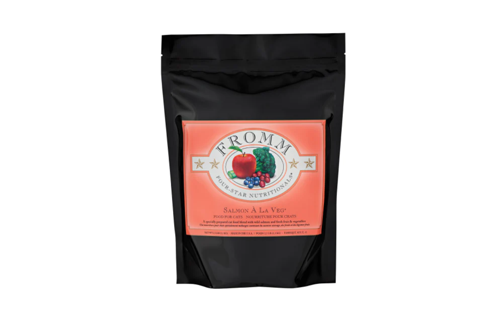 Fromm Four-Star Nutritionals Salmon A La Veg Dry Cat Food bag